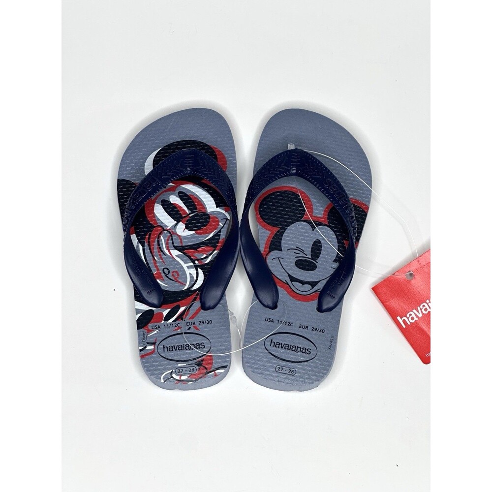 Havaianas Top Disney Authentic Flip Flop Sandals Mickey Kids Size 11/12c